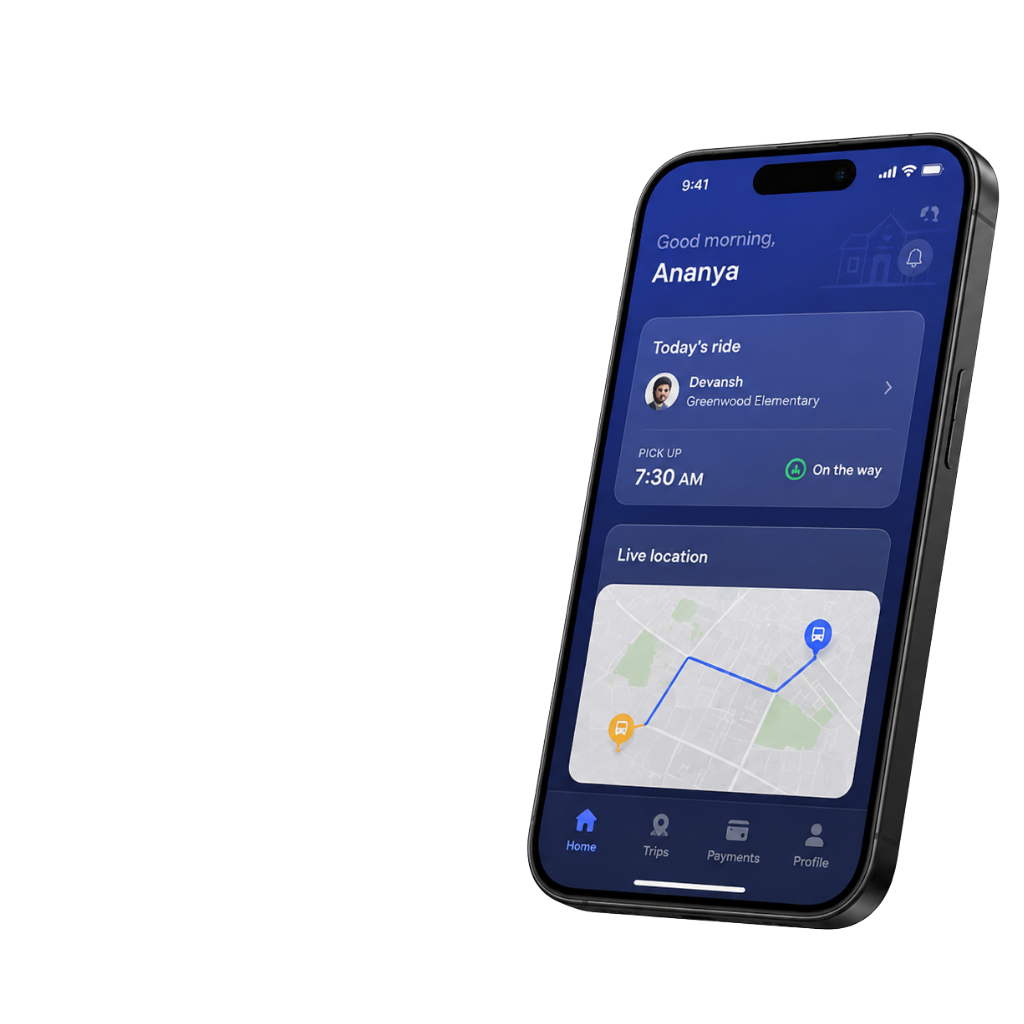 School Ride parent mobile app